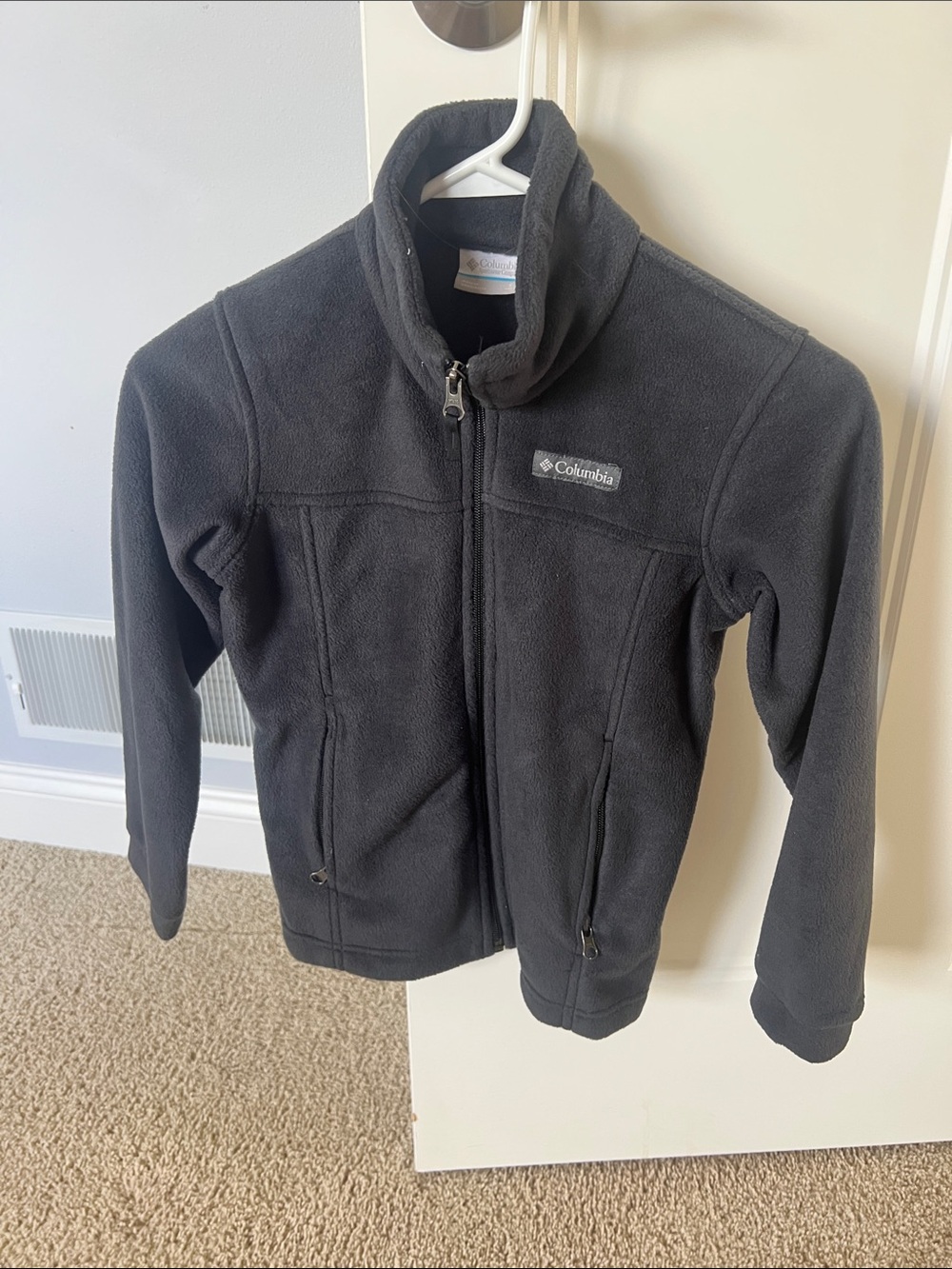 Columbia Kids Black Full-Zip Fleece Jacket